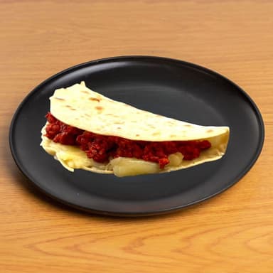 Quesadilla con chorizo
