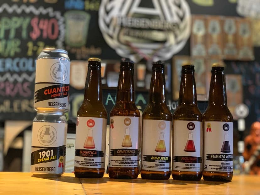 Cerveceria Heisenberg Barra tap room