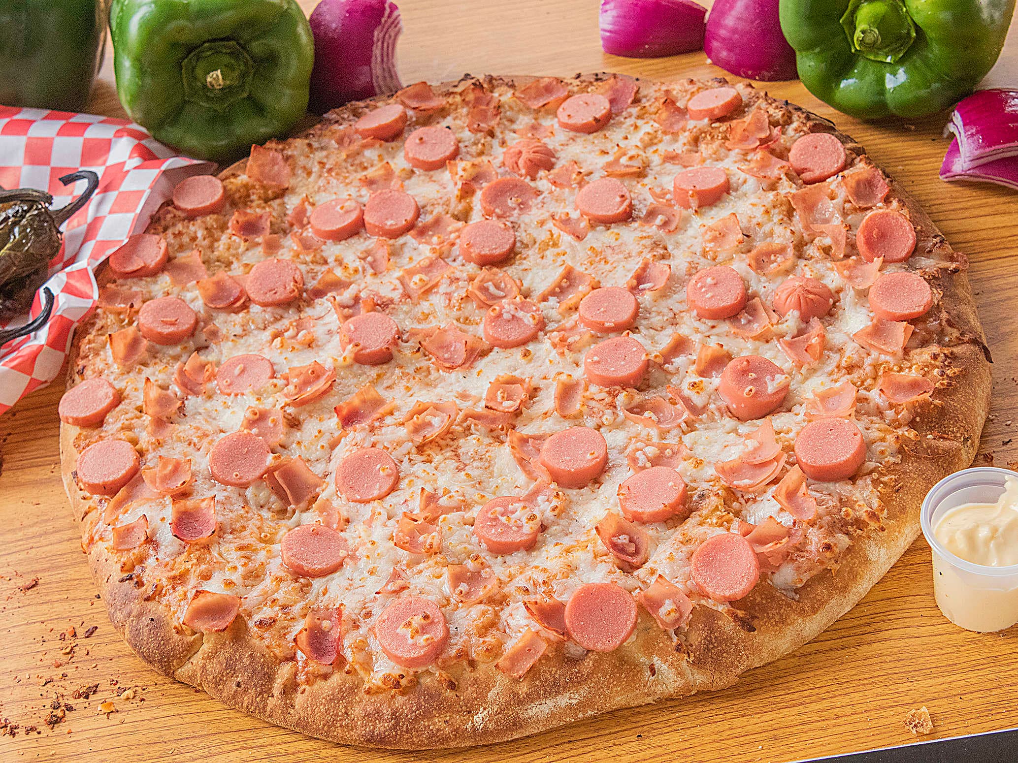 Pizza Jamón Salchicha