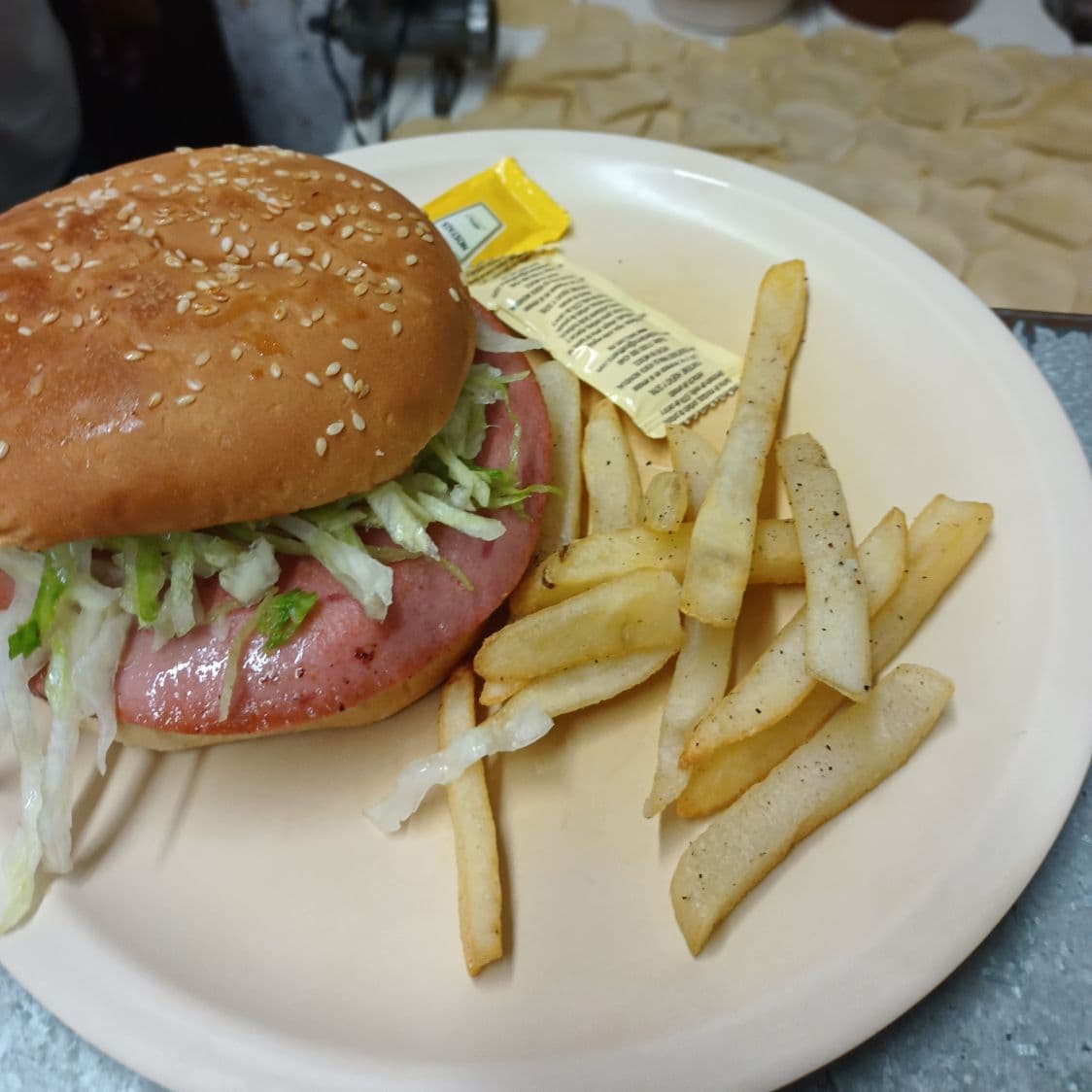 Hamburguesa con Papas
