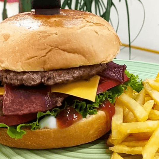 Hamburguesa especial de res