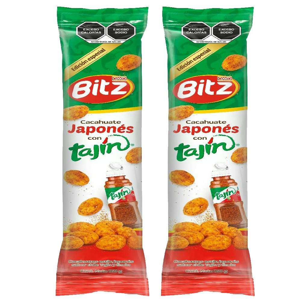 2 CACAHUATE TAJIN BITZ 160 GR
