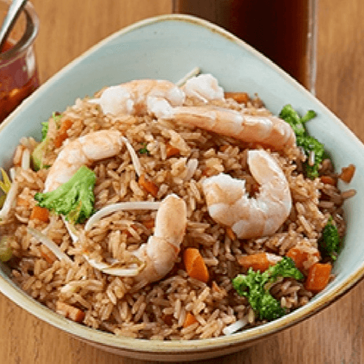 Arroz Frito a la Oriental Camarón