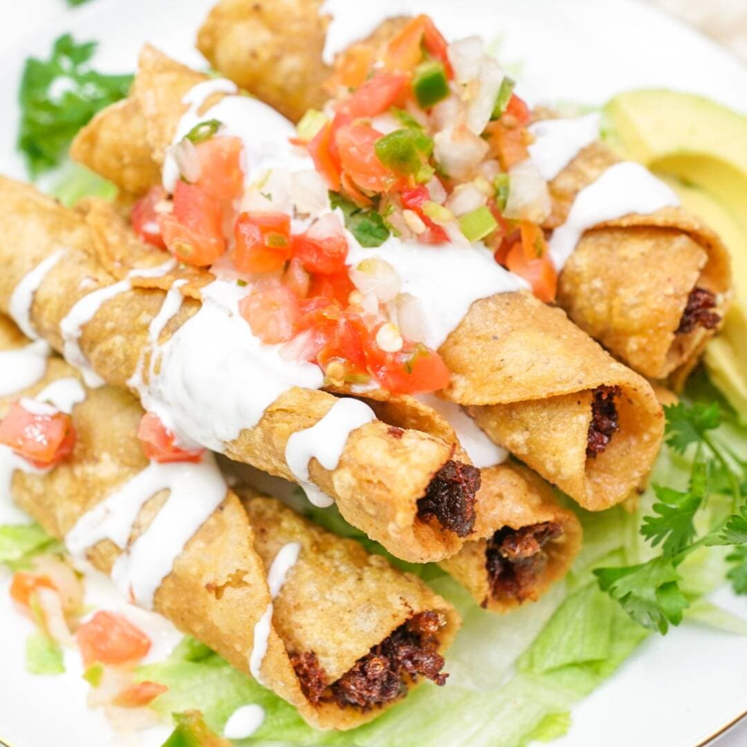 Flautas de Carnitas