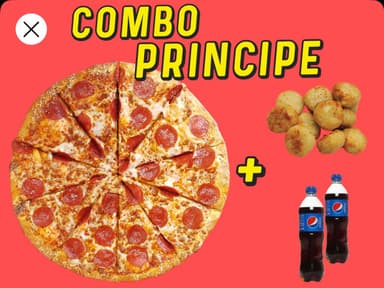 COMBO PRINCIPE+QN CHEESES O QN PAPAS+2 REFRESCOS