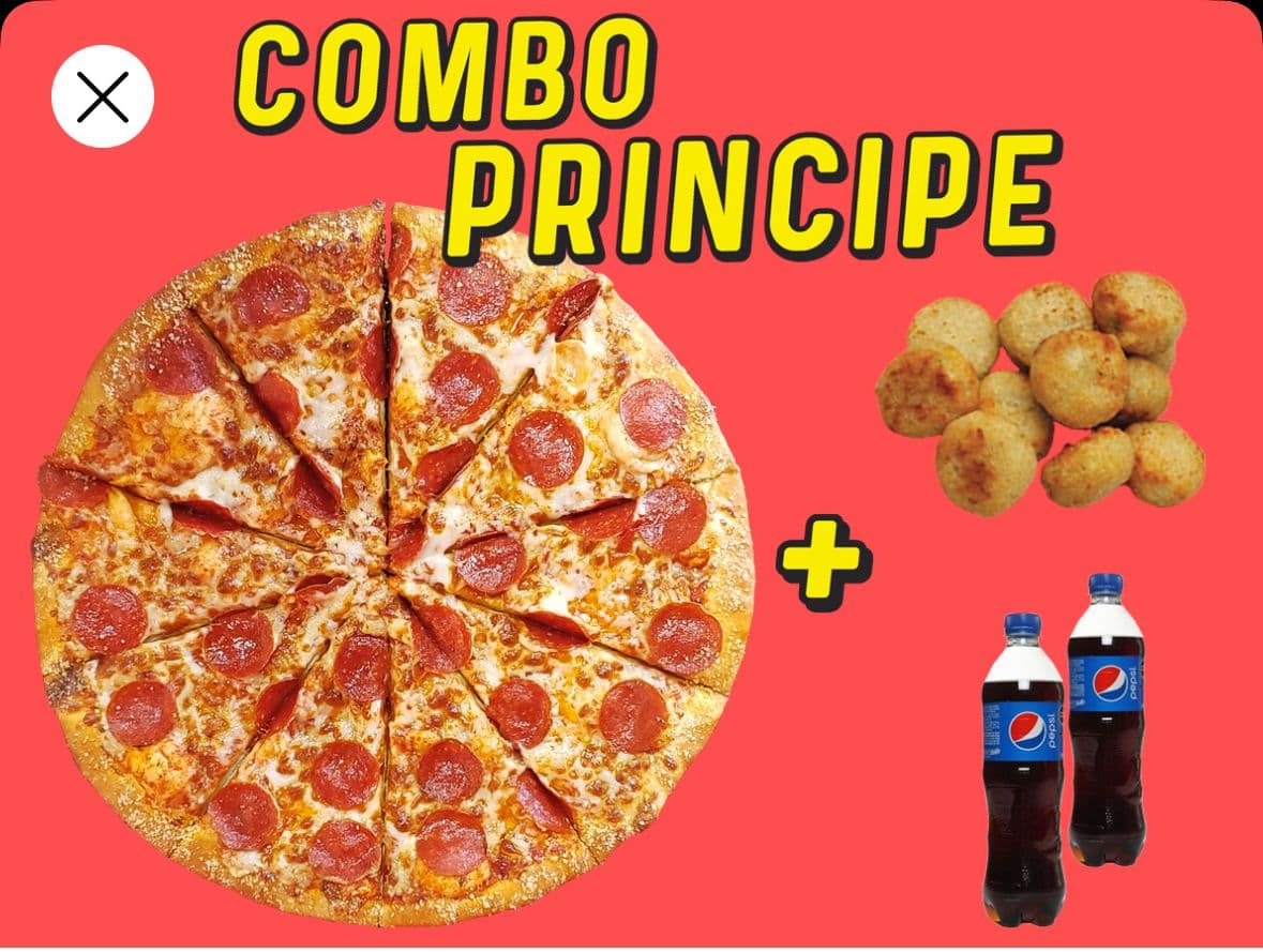 COMBO PRINCIPE+QN CHEESES O QN PAPAS+2 REFRESCOS
