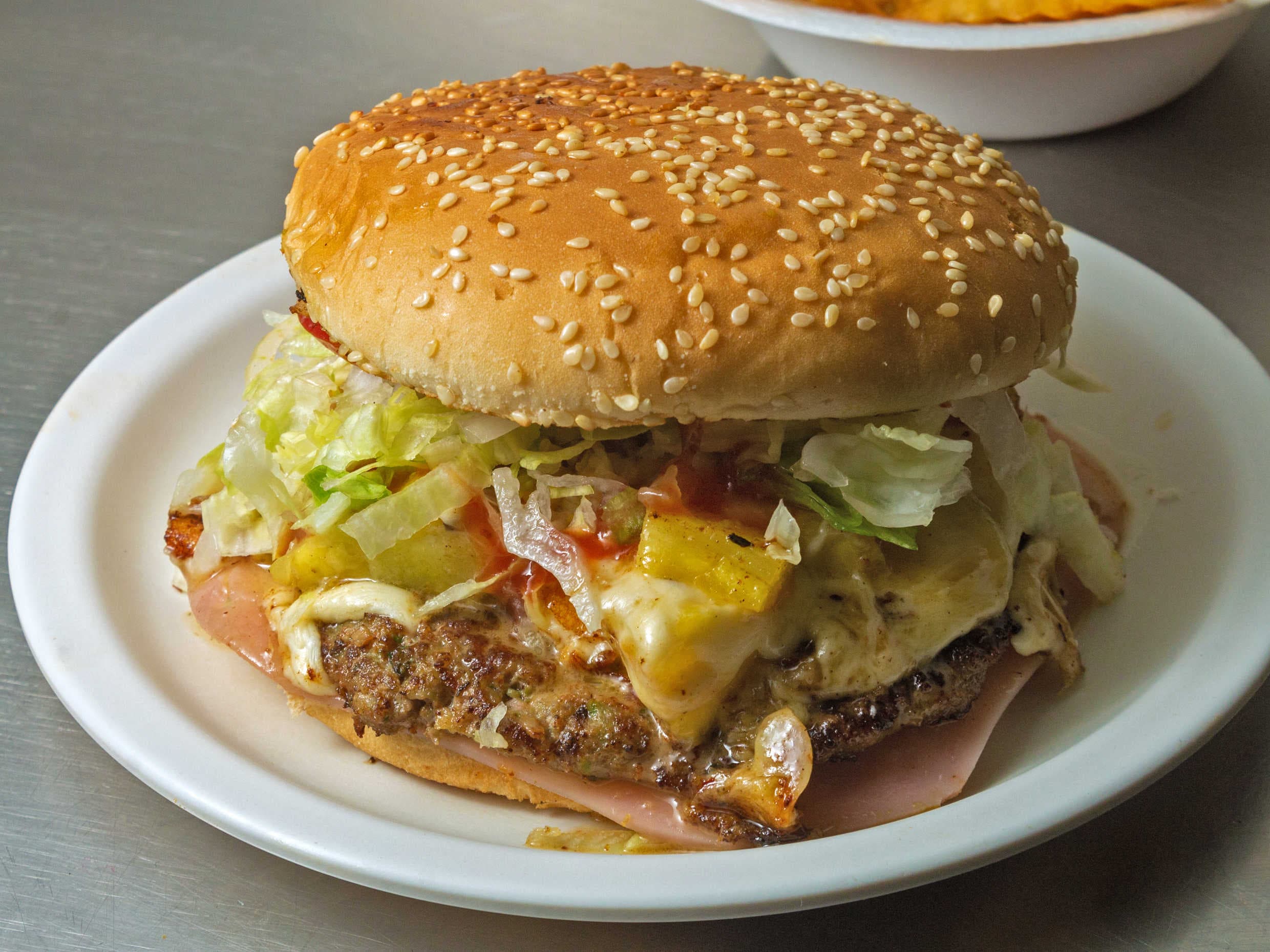 Hamburguesa Hawaiana