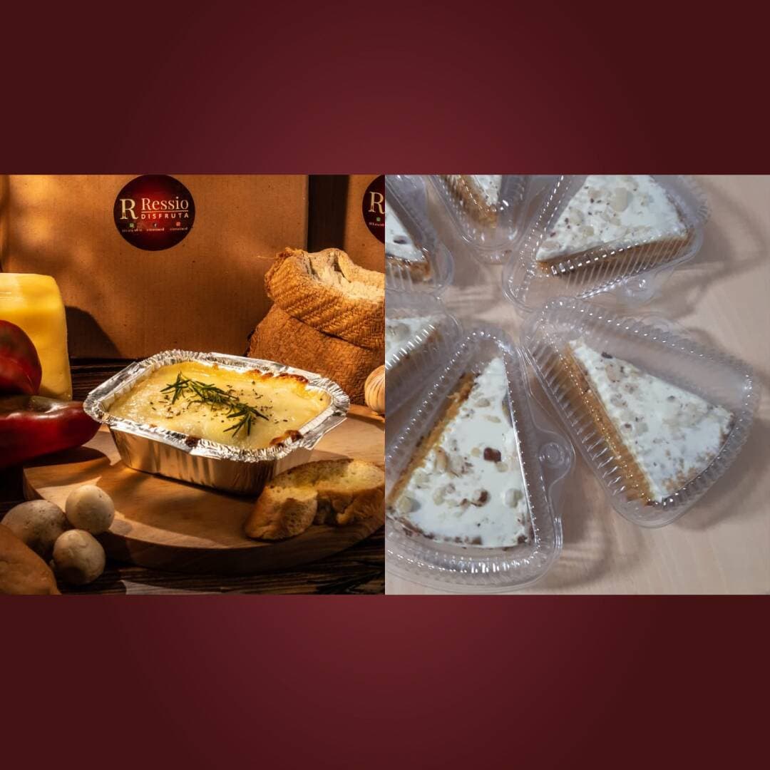 Combo lasaña más torta