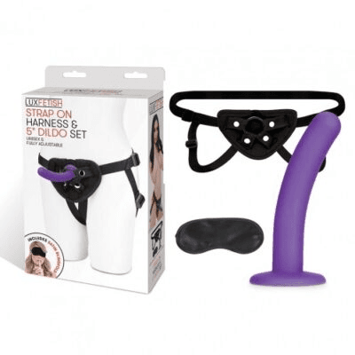 Strap On Harness & 5" Dildo Set