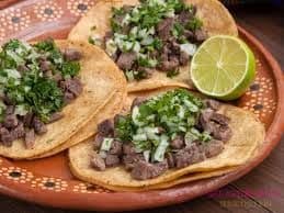 Orden de Tacos de Bistec 5pz