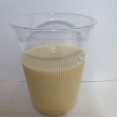 Gelatina con rompope