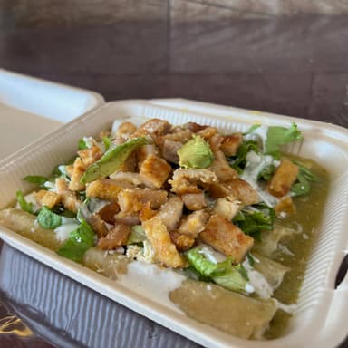 Enchiladas con Milanesa