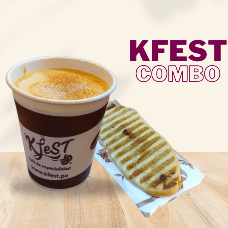 Cappuccino y Pancito del Sur de Aceituna