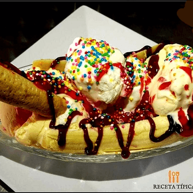 Banana Split Sencilla Personal