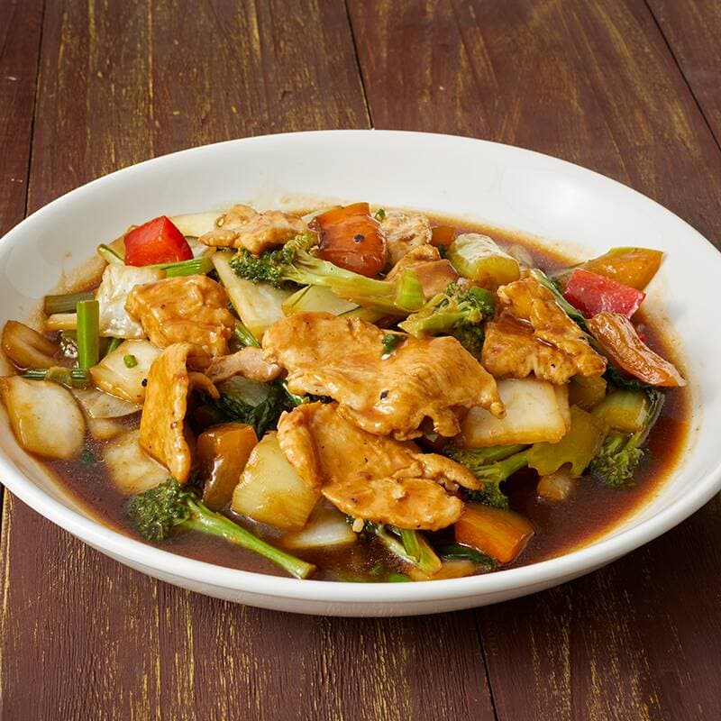 Pollo con verduras