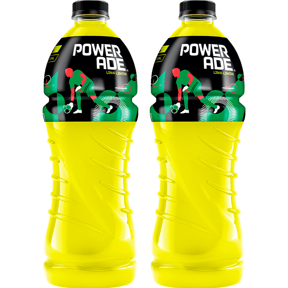 2 Powerade Lima Limon 1L