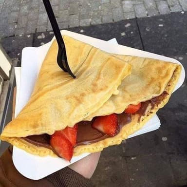 Crepa Nutella con fresa