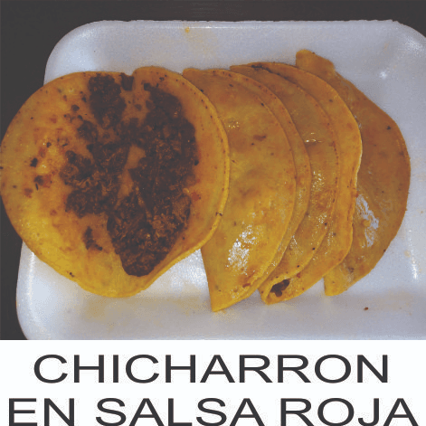 Chicharrón en Salsa Roja