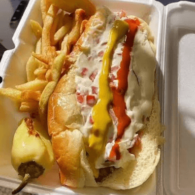 Hot Dog Sencillo con Papas