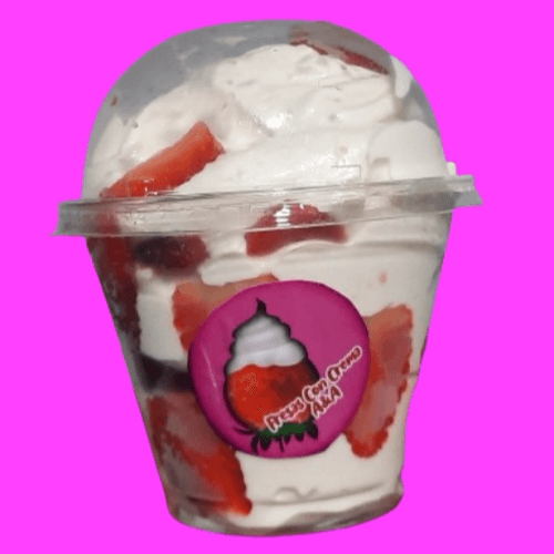 Fresas con Crema Tradicional Pequeña 9 oz
