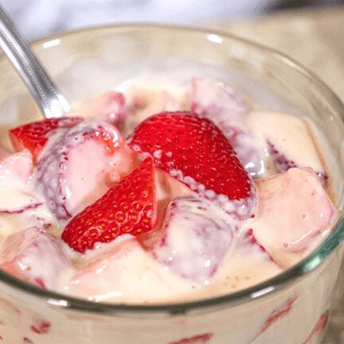 Fresas con Crema