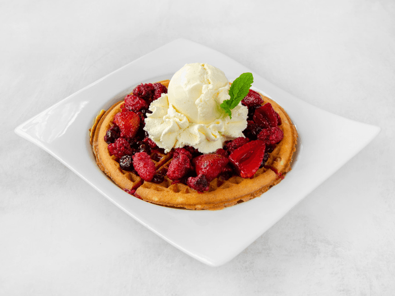 Waffle Frutos del Bosque
