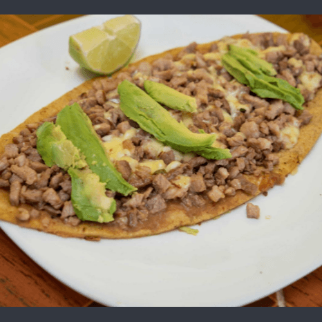 Huarache de Chuleta