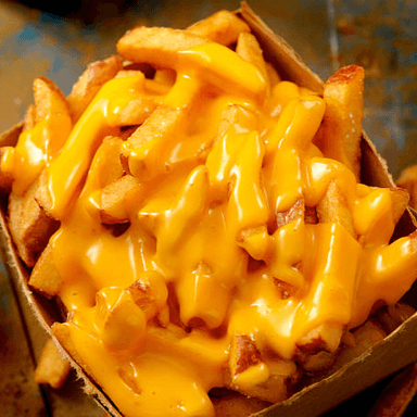 PAPAS FRITAS CON QUESO