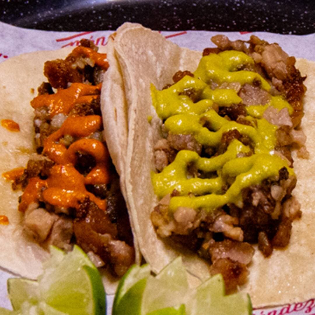 Taco de Molleja de Res.