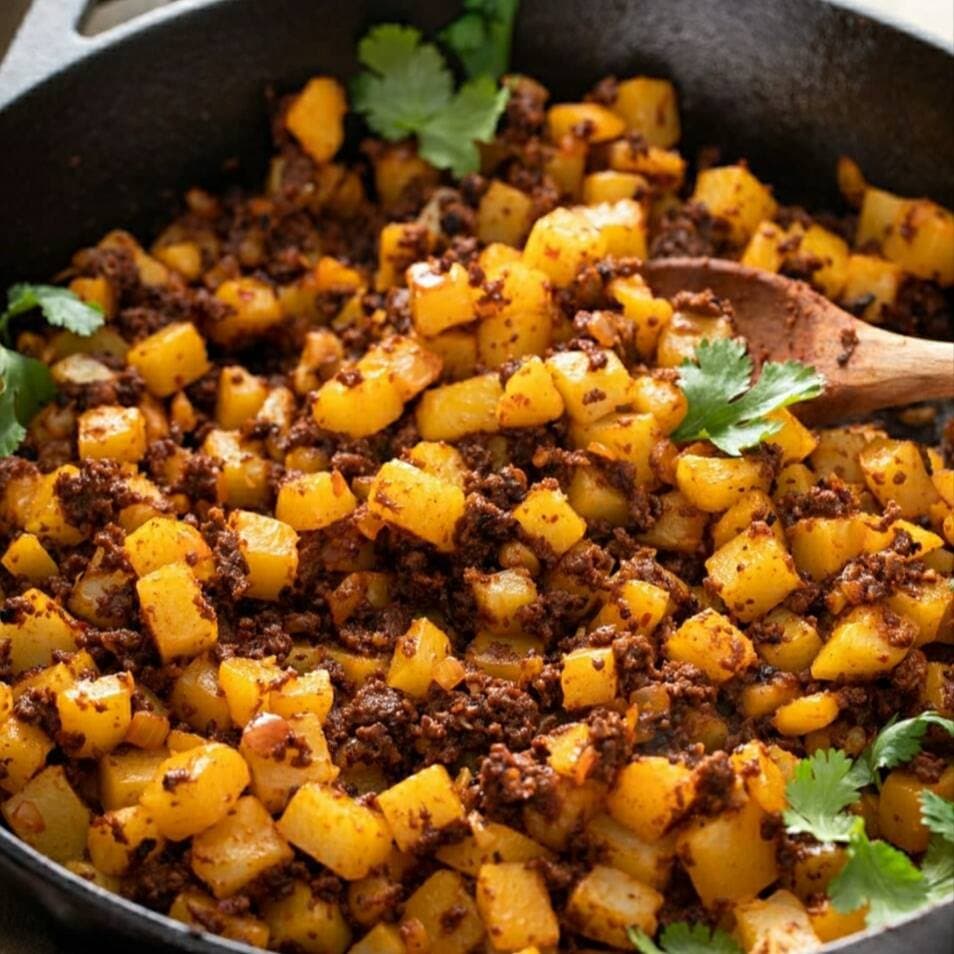 BURRITO DE CHORIZO CON PAPAS