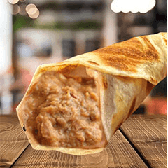 Burrito de frijoles puercos