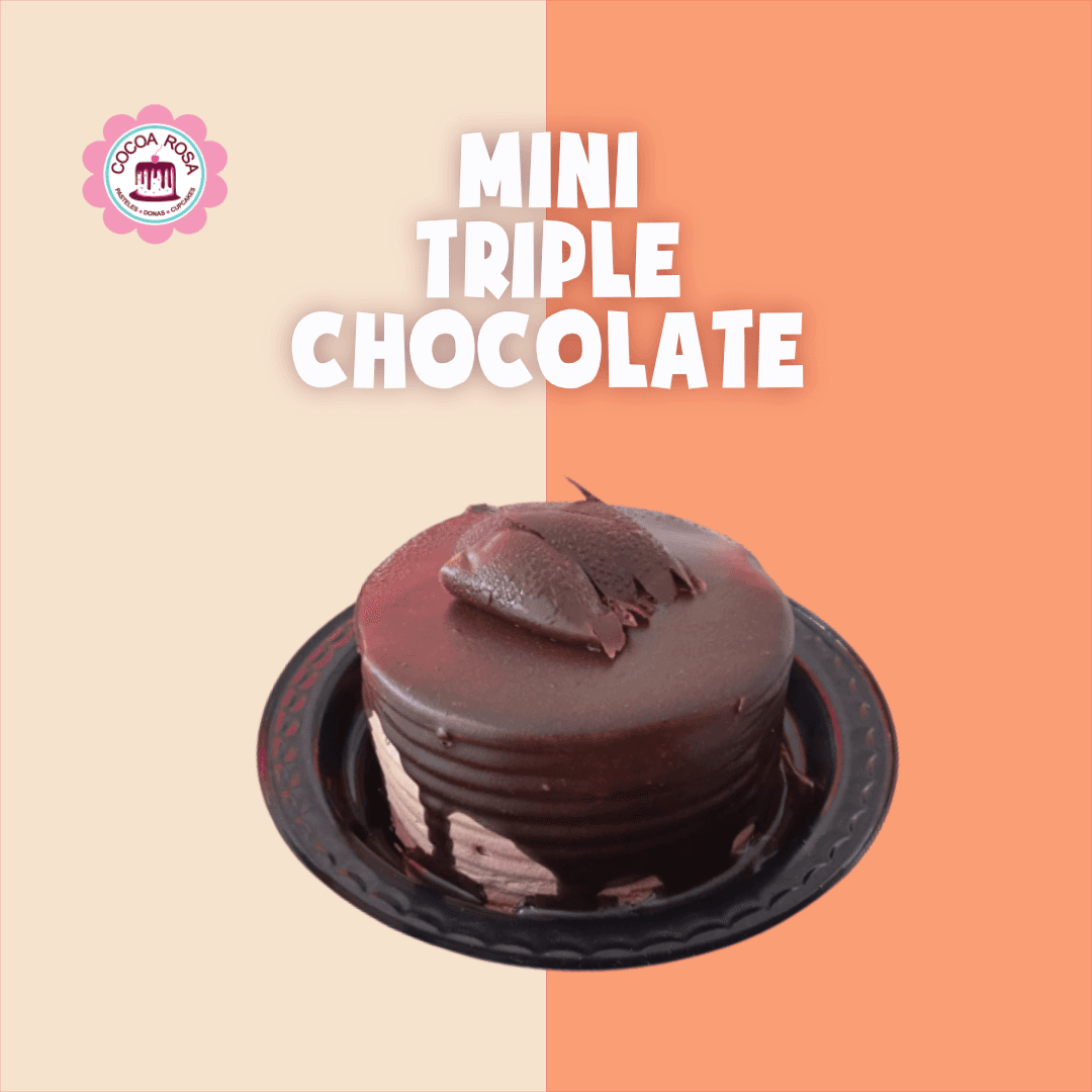 Pastel MINI TRIPLE CHOCOLATE