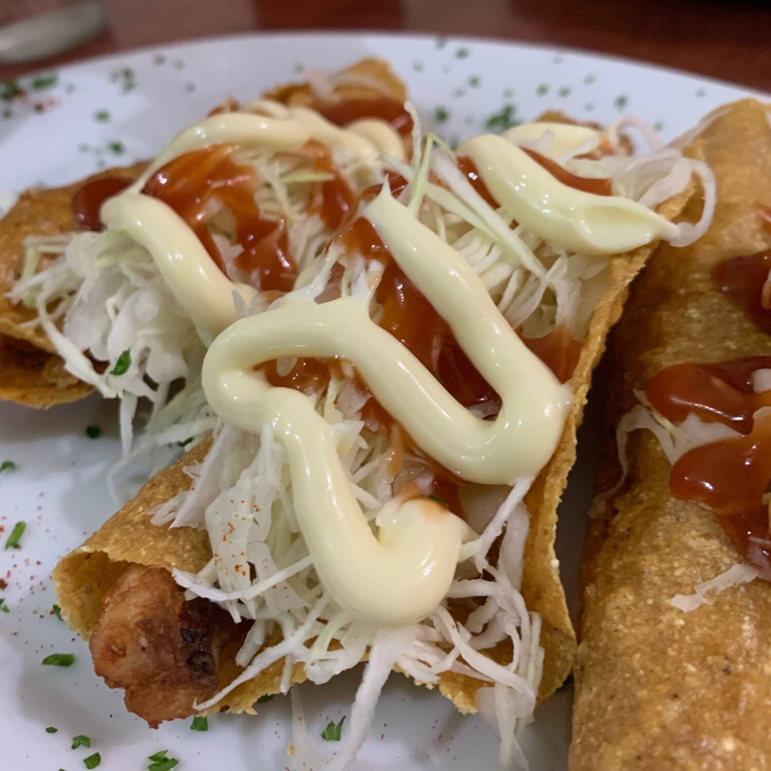 Tacos Dorados de Camarón 2 uds