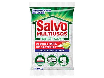 DETERGENTE SALVO MULTI TRIPLE PODER 500G