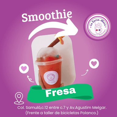 COMBO SMOOTHIE DE FRESA COMPARTE