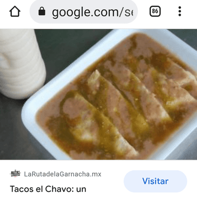 Taco a vapor maiz