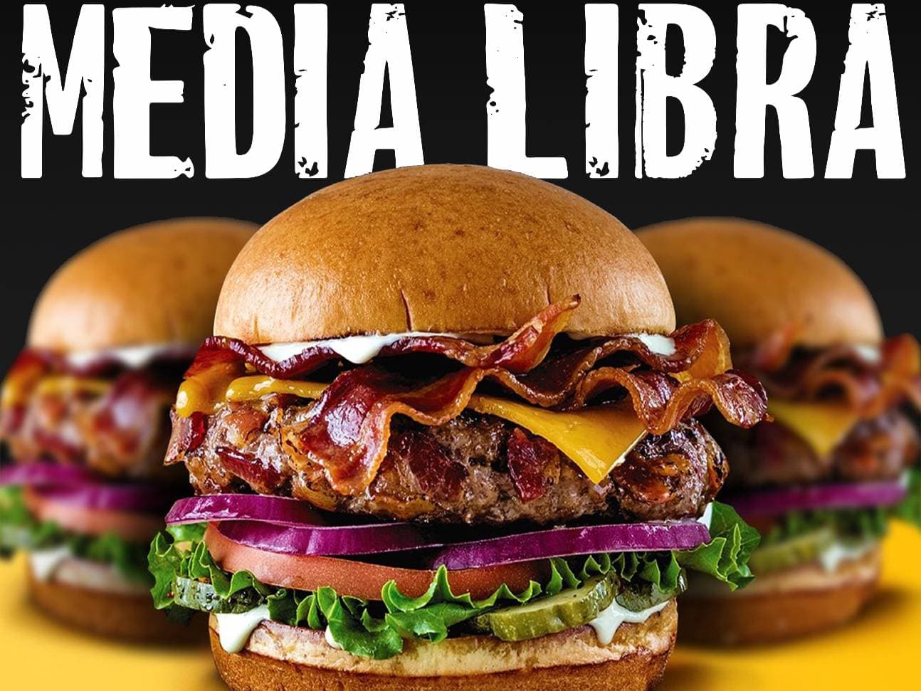 Hamburguea Texana Media Libra + Papas+ Refresco