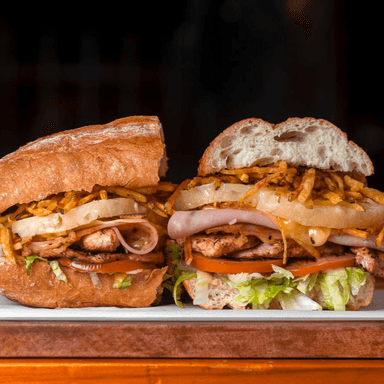 Sándwich Pollo Hawaiano Grande