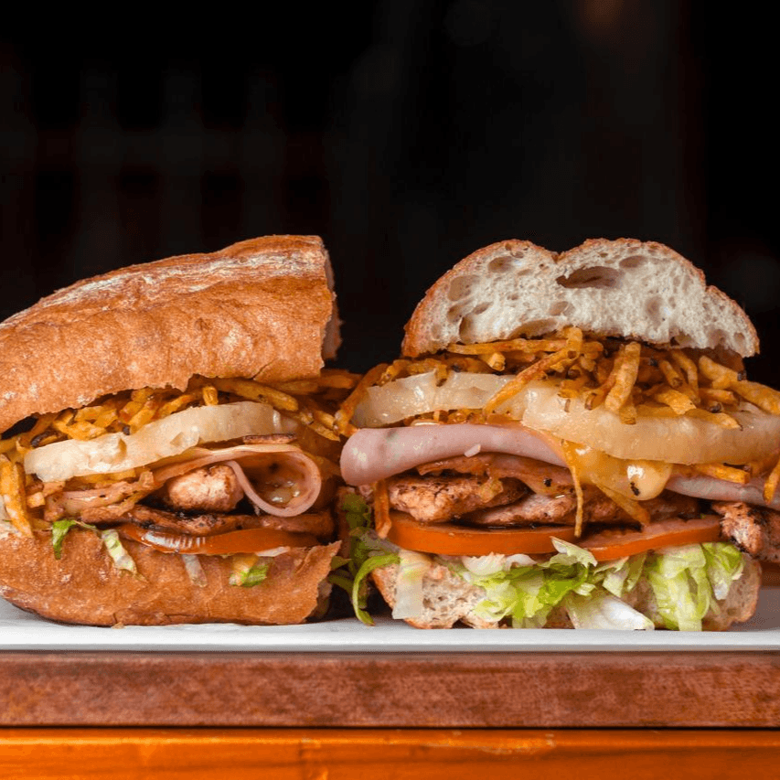 Sándwich Pollo Hawaiano Grande