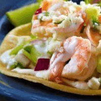 Tostada De Ceviche Camaron