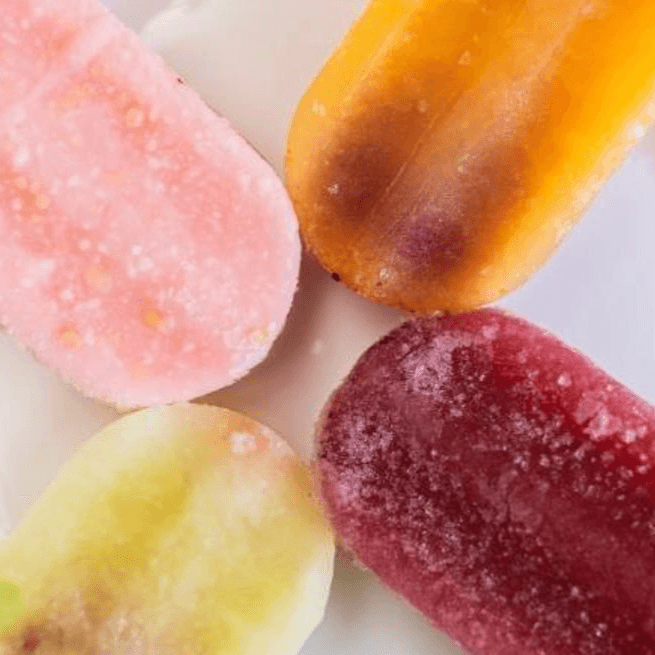 Paquete de 10 Paletas Grandes de Fruta
