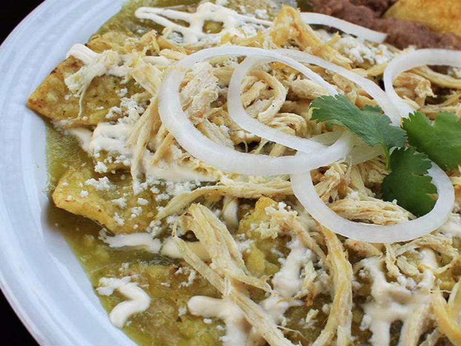 Chilaquiles con Chuleta