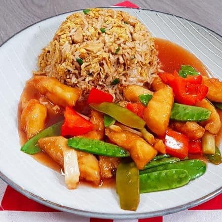 Pollo Tipakay Dulce + Sopa Wantan o Wantan Frito