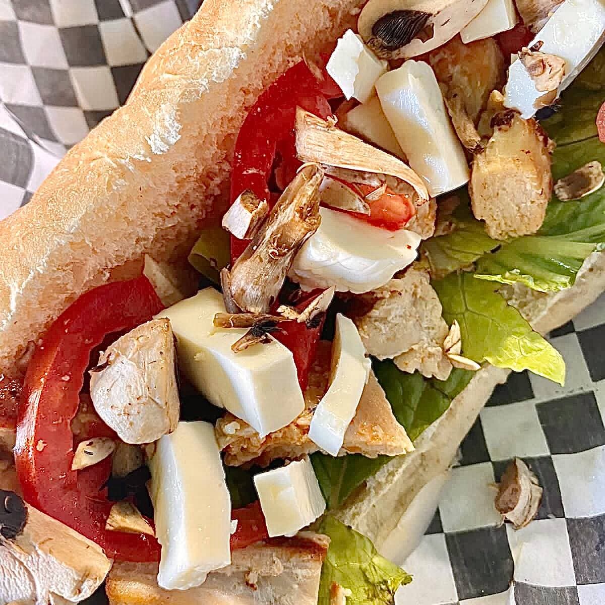 Baguette de Pollo a la Plancha