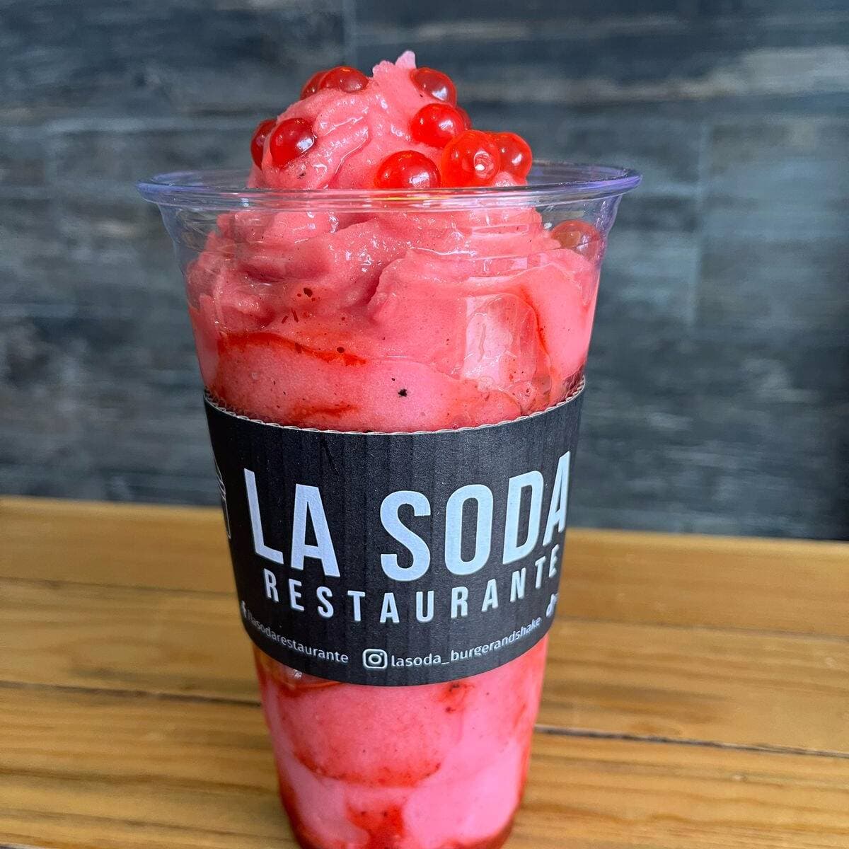 Frappé Dragon Fruit Lemon (pitaya)
