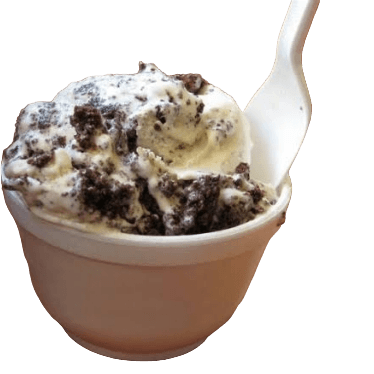 Nieve de 1/4 de Oreo.