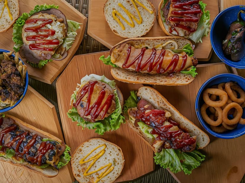 Santaburger del cielo a la parrilla