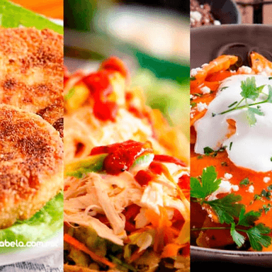 Comida Completa con Milanesa de Pollo y Arroz