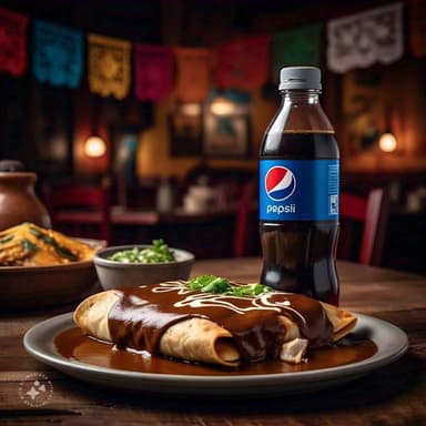 Combo Enchiladas de Mole con pollo + Bebida