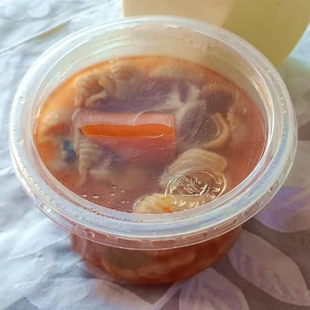 SOPA DEL DIA CON VERDURAS (CONCHITA) MEDIO LITRO